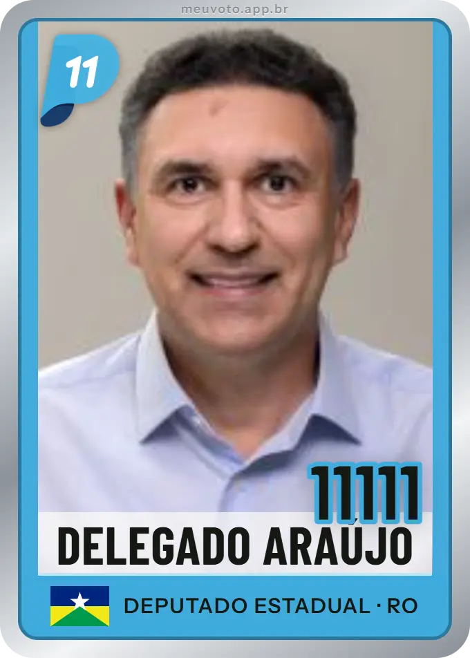 Carta de Delegado Araújo, número 11111, PP