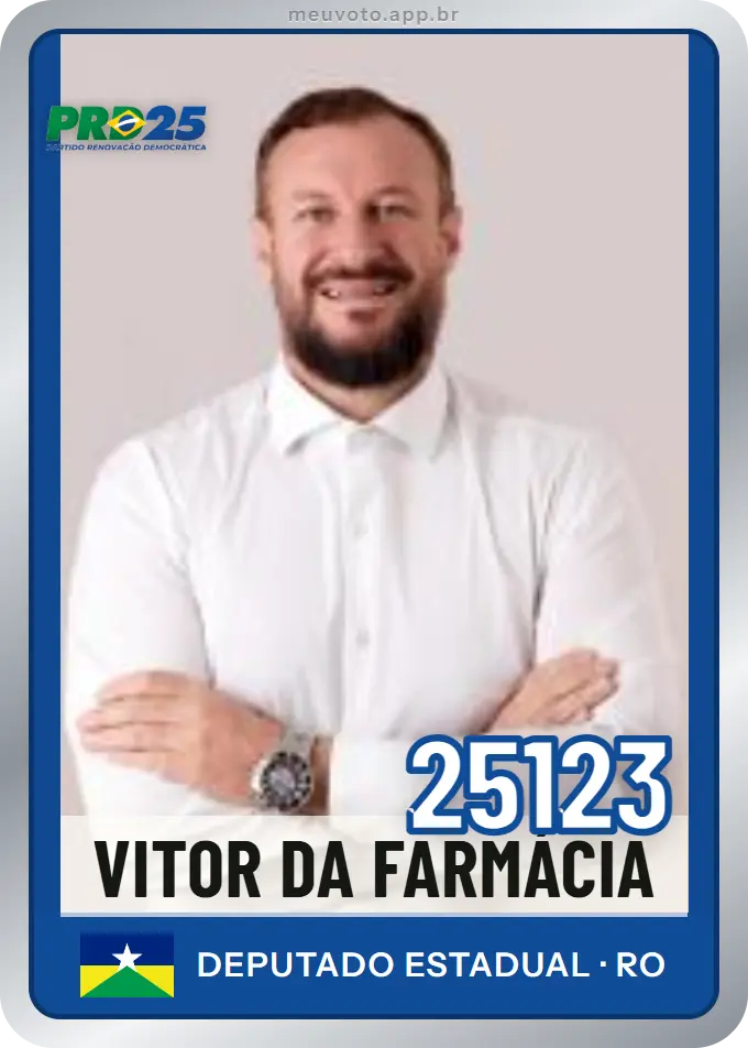 Carta de Vitor da Farmácia, número 25123, PRD