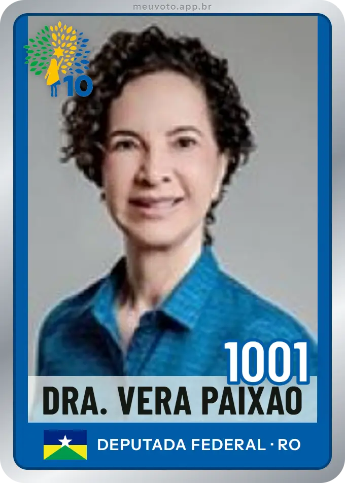 Carta de Dra. Vera Paixão, número 1001, Republicanos