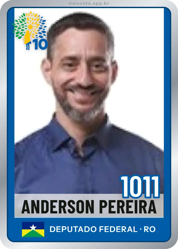 Carta de Anderson Pereira, número 1011, Republicanos