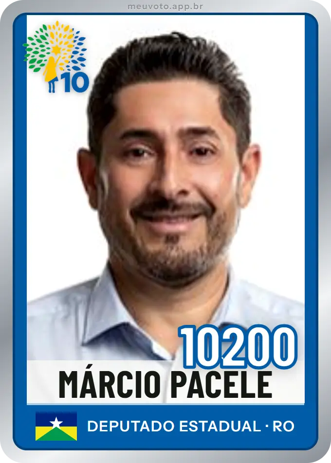 Carta de Márcio Pacele, número 10200, Republicanos