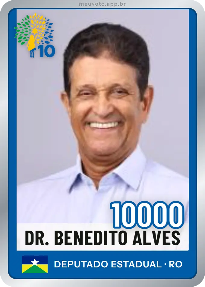Carta de Dr. Benedito Alves, número 10000, Republicanos