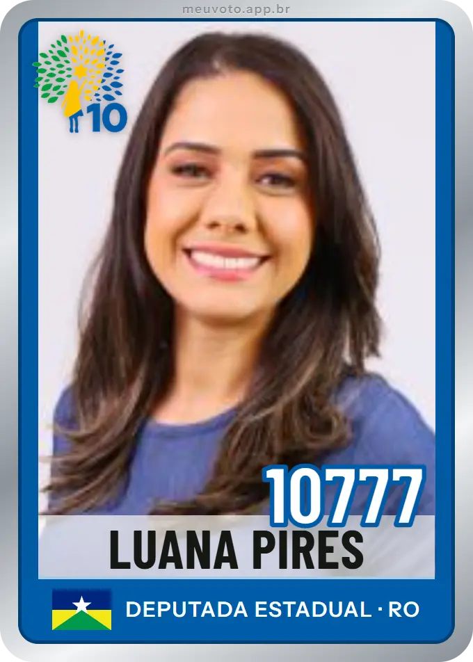 Carta de Luana Pires, número 10777, Republicanos
