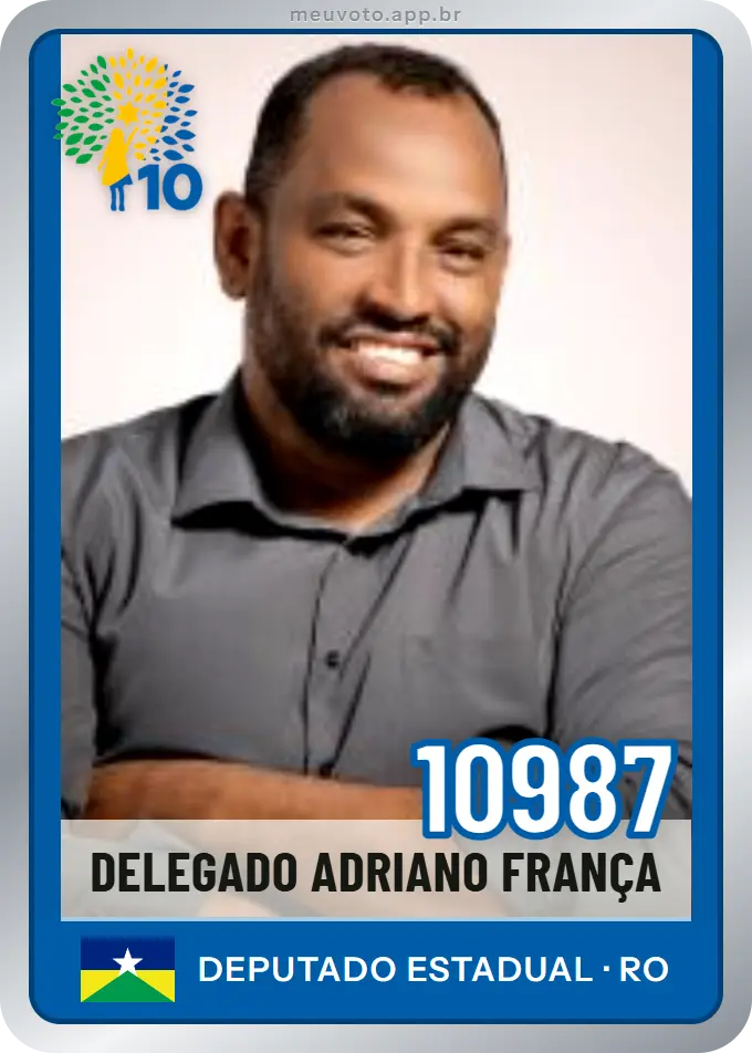Carta de Delegado Adriano França, número 10987, Republicanos