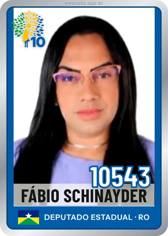 Carta de Fábio Schinayder, número 10543, Republicanos