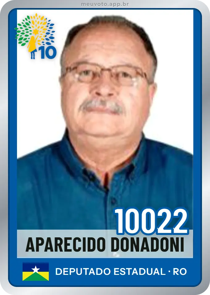 Carta de Aparecido Donadoni, número 10022, Republicanos