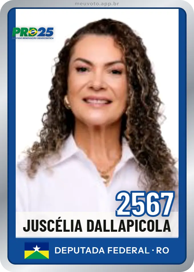 Carta de Juscélia Dallapicola, número 2567, PRD