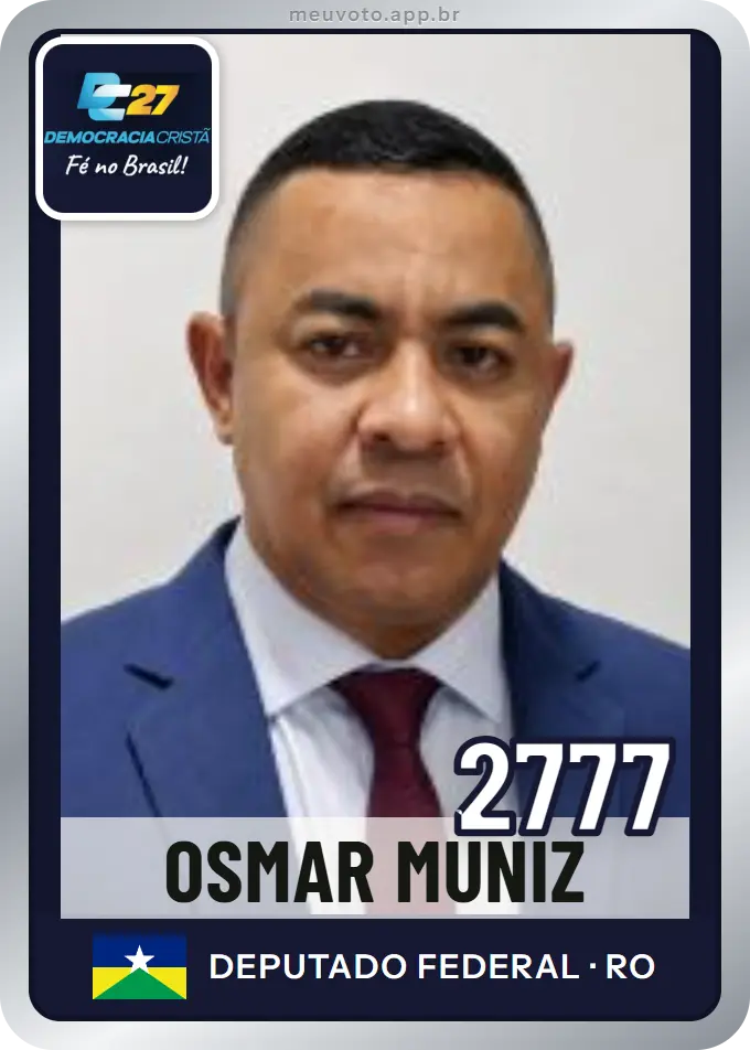Carta de Osmar Muniz, número 2777, DC