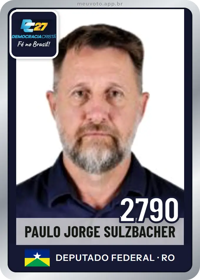 Carta de Paulo Jorge Sulzbacher, número 2790, DC