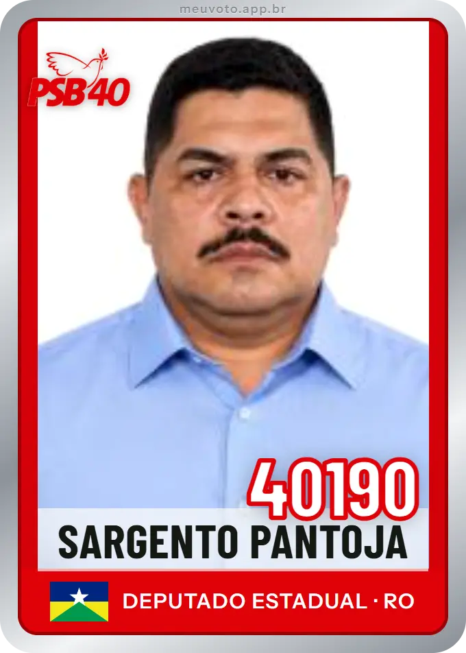 Carta de Sargento Pantoja, número 40190, PSB