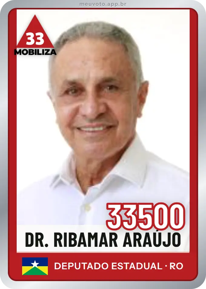 Carta de Dr. Ribamar Araújo, número 33500, Mobiliza