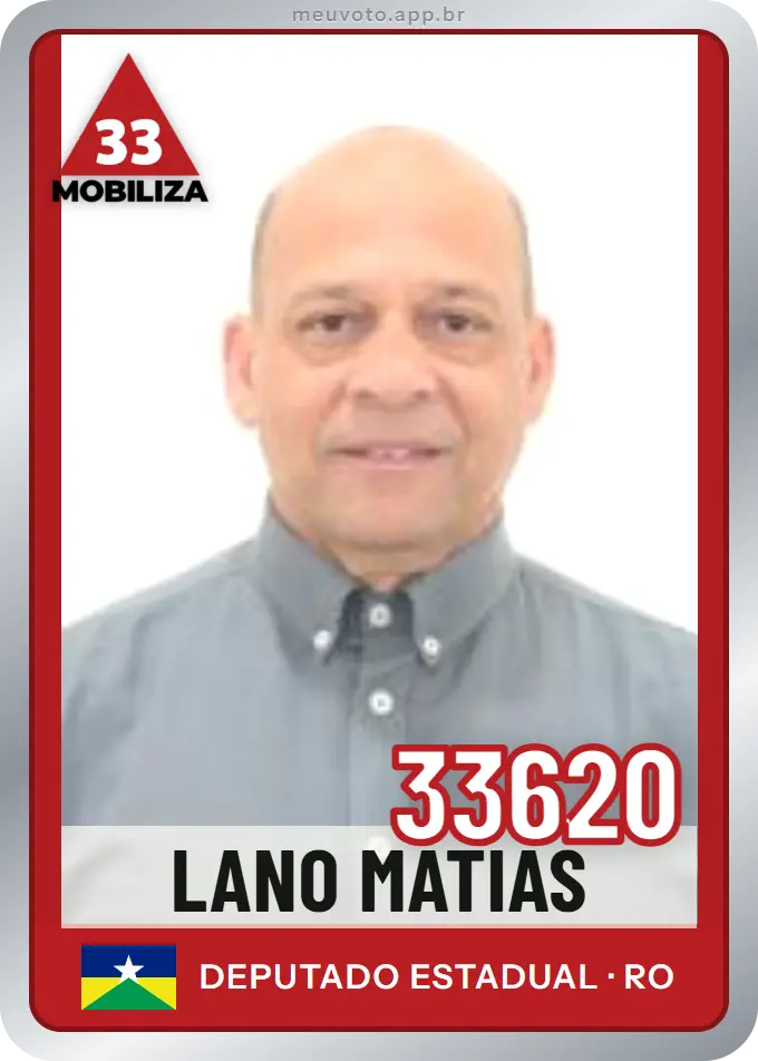 Carta de Lano Matias, número 33620, Mobiliza