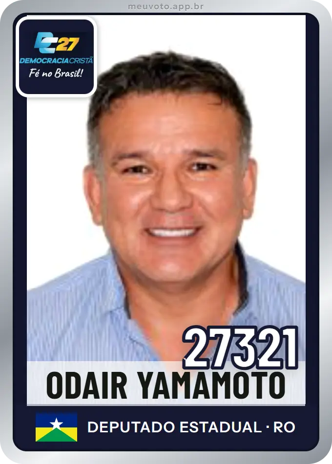 Carta de Odair Yamamoto, número 27321, DC