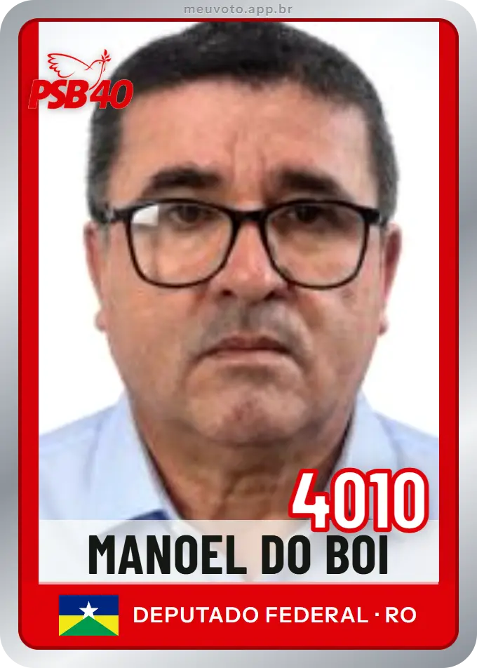 Carta de Manoel do Boi, número 4010, PSB