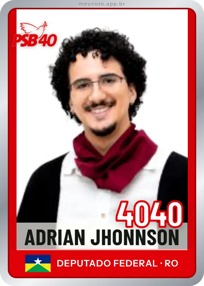 Carta de Adrian Jhonnson, número 4040, PSB
