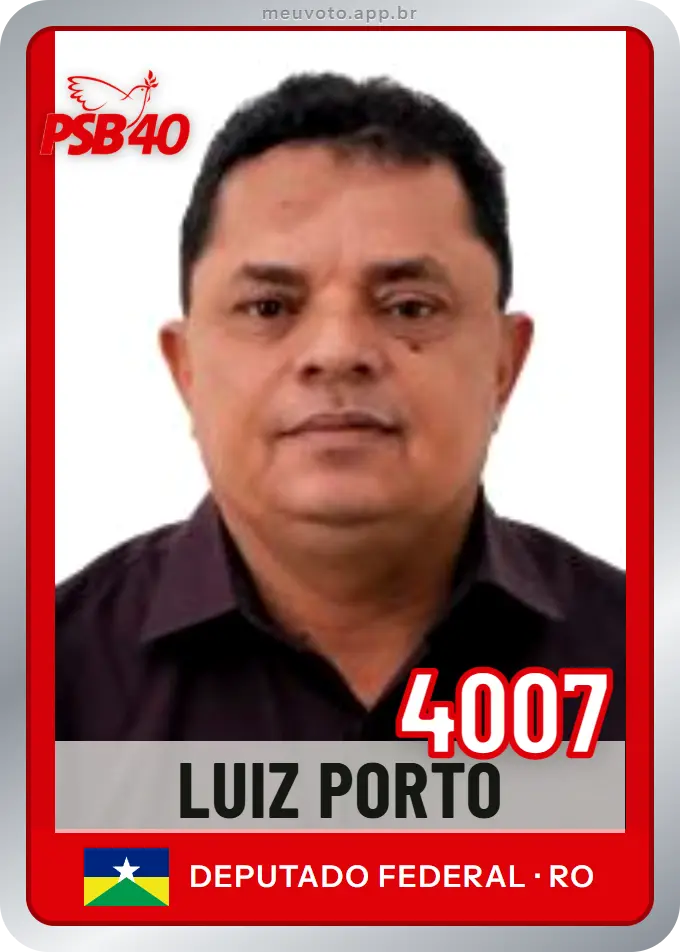 Carta de Luiz Porto, número 4007, PSB