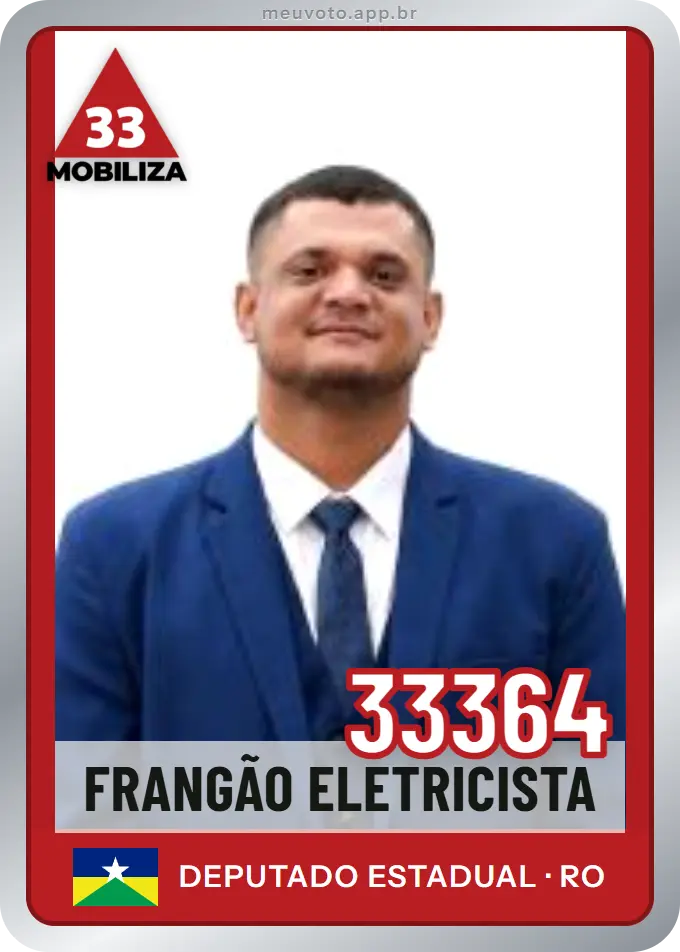 Carta de Frangão Eletricista, número 33364, Mobiliza