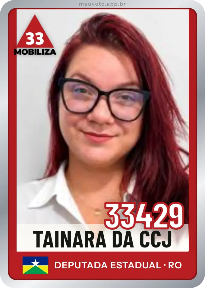 Carta de Tainara da Ccj, número 33429, Mobiliza