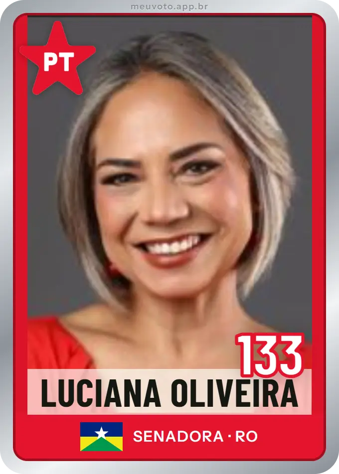 Carta de Luciana Oliveira, número 133, PT