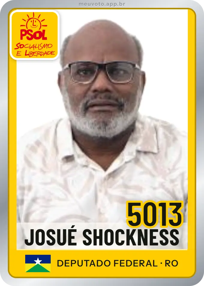 Carta de Josué Shockness, número 5013, PSOL