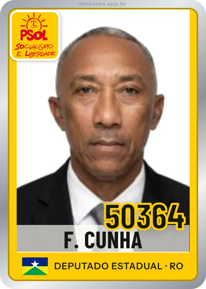 Carta de F. Cunha, número 50364, PSOL