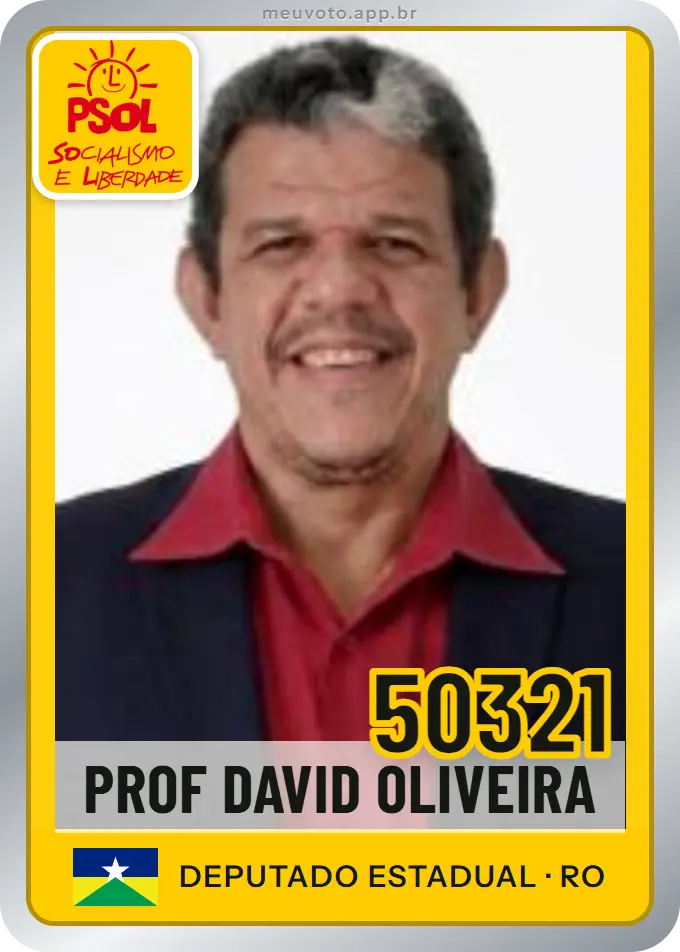 Carta de Prof David Oliveira, número 50321, PSOL