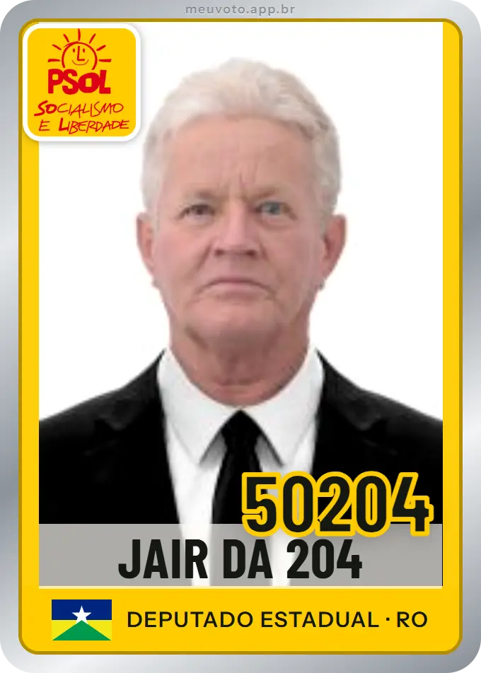 Carta de Jair da 204, número 50204, PSOL