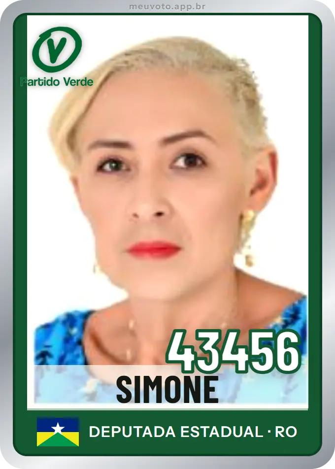 Carta de Simone, número 43456, PV