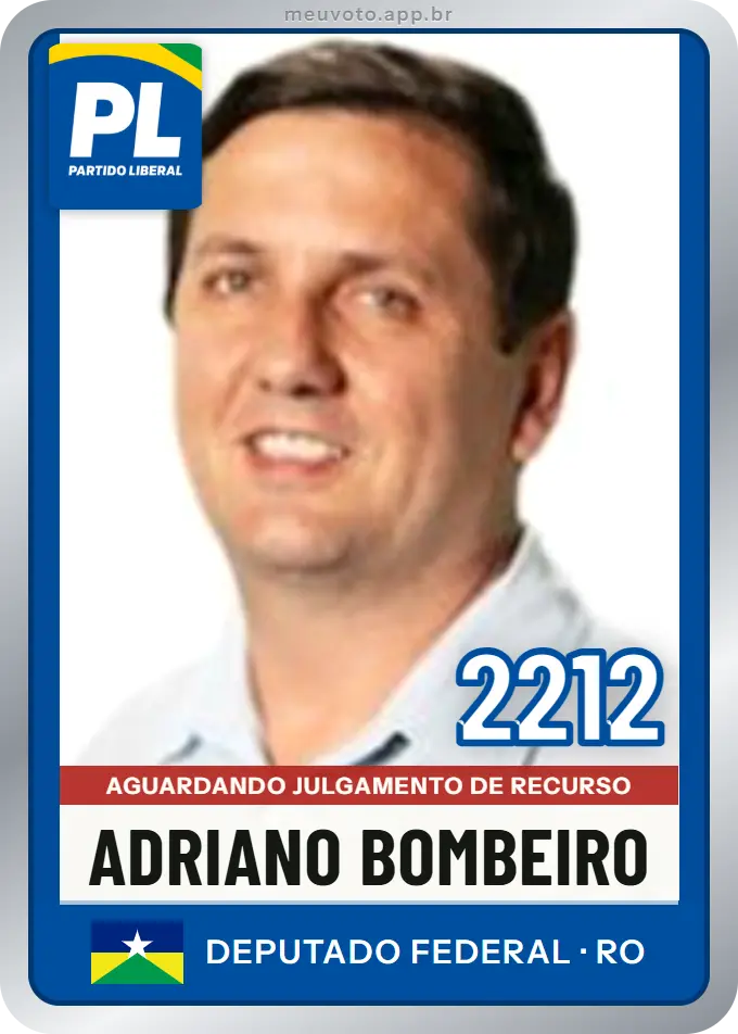 Carta de Adriano Bombeiro, número 2212, PL
