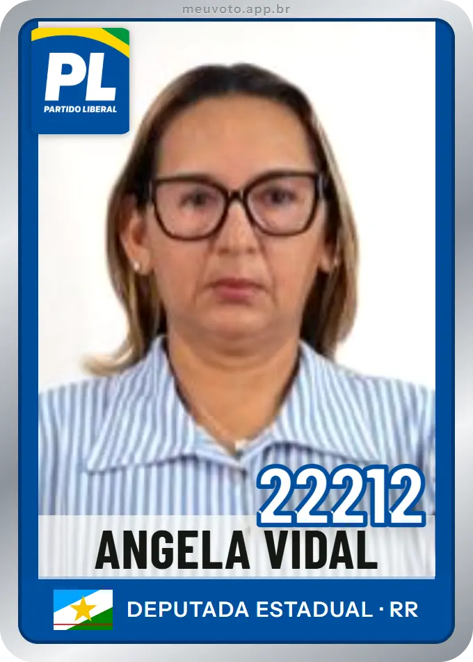 Carta de Angela Vidal, número 22212, PL