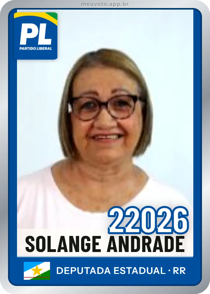 Carta de Solange Andrade, número 22026, PL