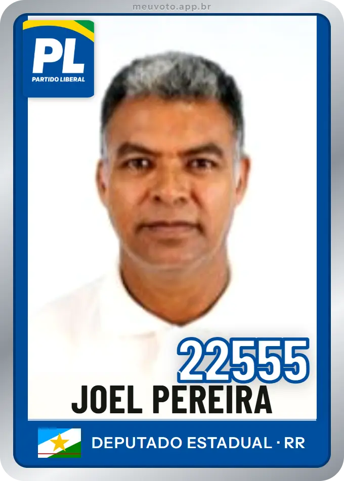 Carta de Joel Pereira, número 22555, PL
