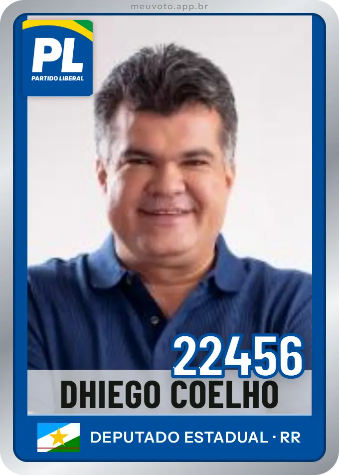 Carta de Dhiego Coelho, número 22456, PL