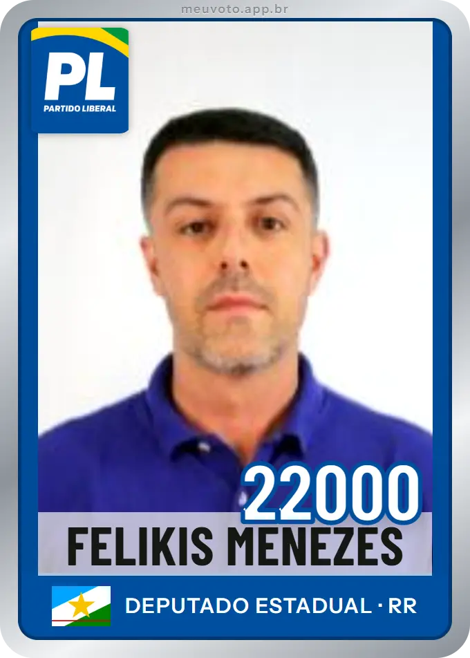 Carta de Felikis Menezes, número 22000, PL