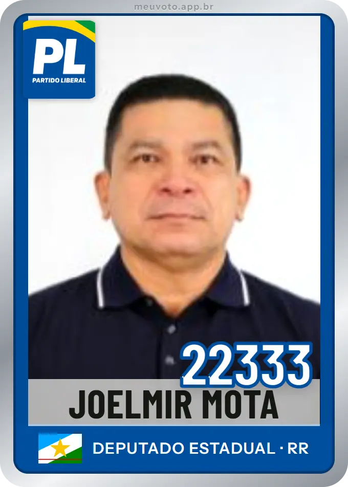 Carta de Joelmir Mota, número 22333, PL
