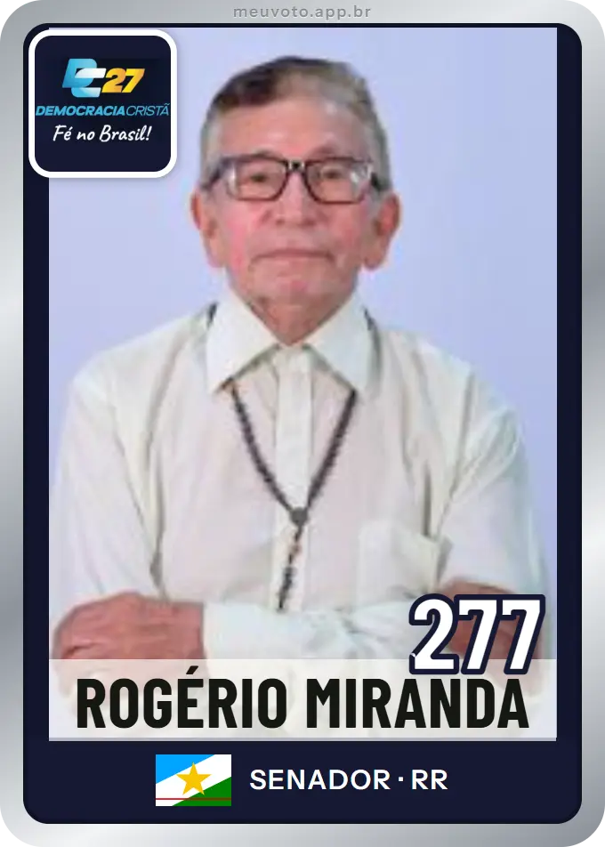 Carta de Rogério Miranda, número 277, DC