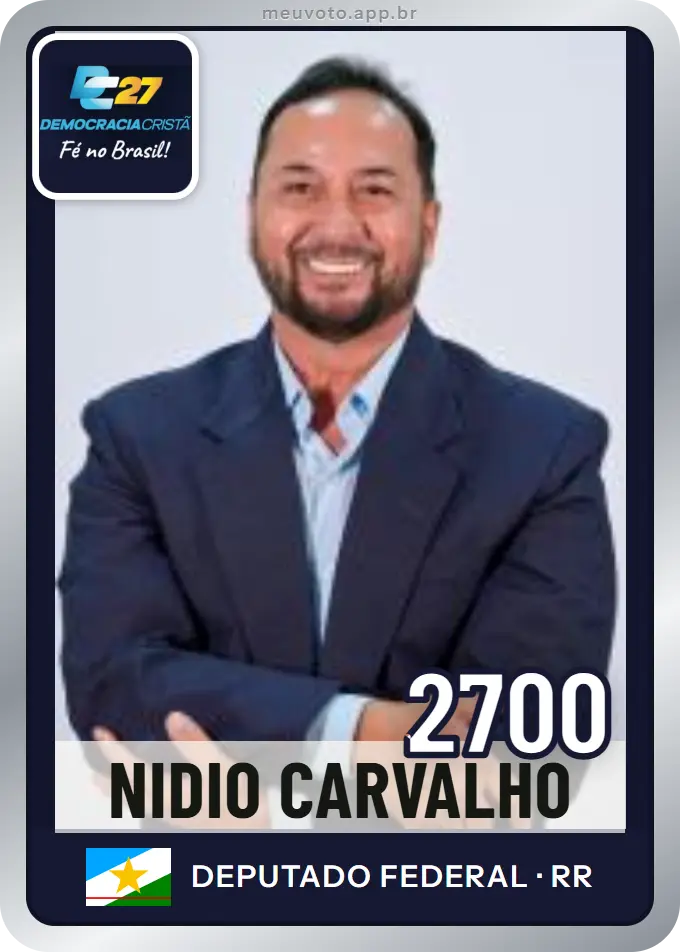 Carta de Nidio Carvalho, número 2700, DC