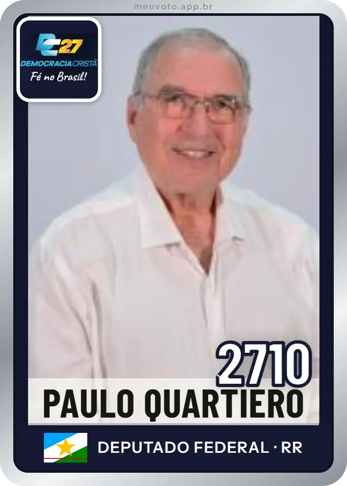 Carta de Paulo Quartiero, número 2710, DC
