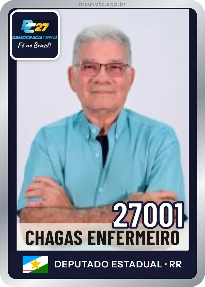 Carta de Chagas Enfermeiro, número 27001, DC