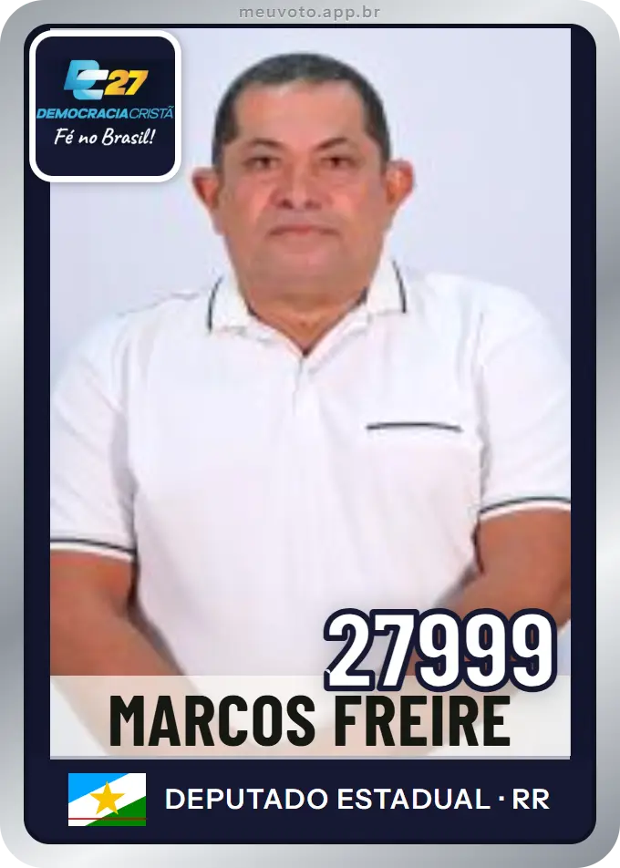 Carta de Marcos Freire, número 27999, DC