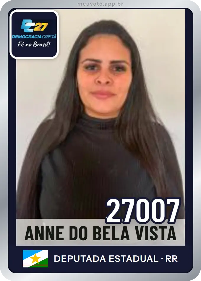 Carta de Anne do Bela Vista, número 27007, DC