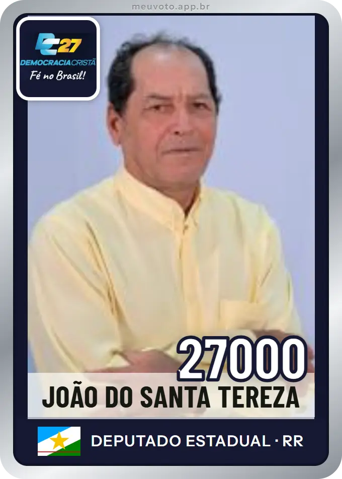 Carta de João do Santa Tereza, número 27000, DC