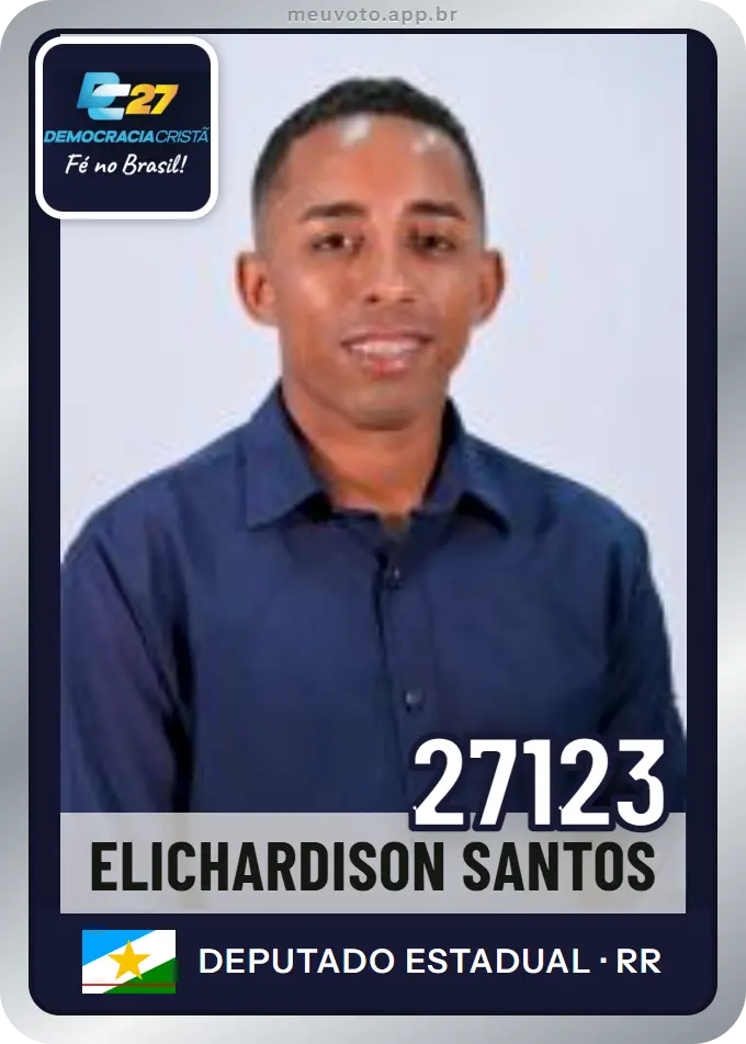 Carta de Elichardison Santos, número 27123, DC