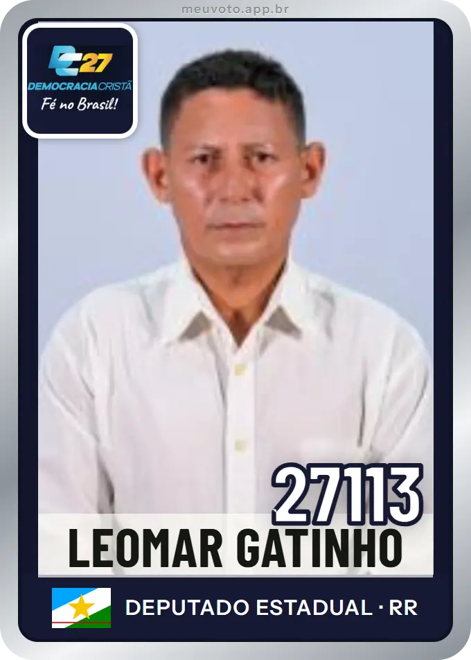 Carta de Leomar Gatinho, número 27113, DC
