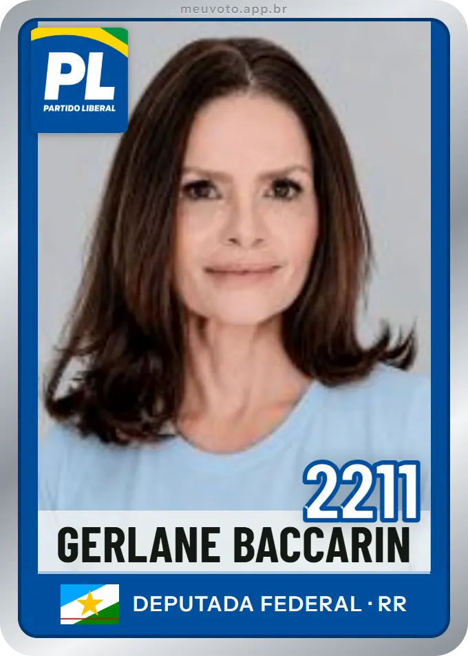 Carta de Gerlane Baccarin, número 2211, PL