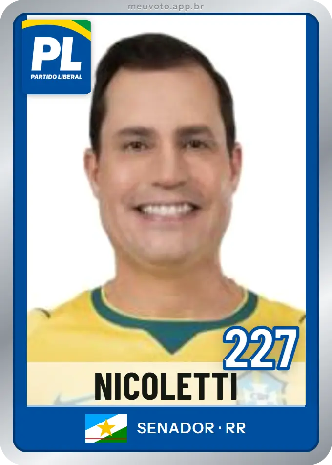 Carta de Nicoletti, número 227, PL
