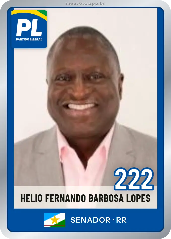 Carta de Helio Fernando Barbosa Lopes, número 222, PL