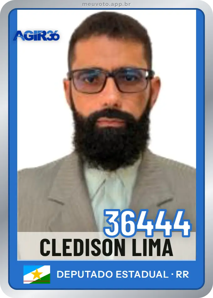 Carta de Cledison Lima, número 36444, Agir