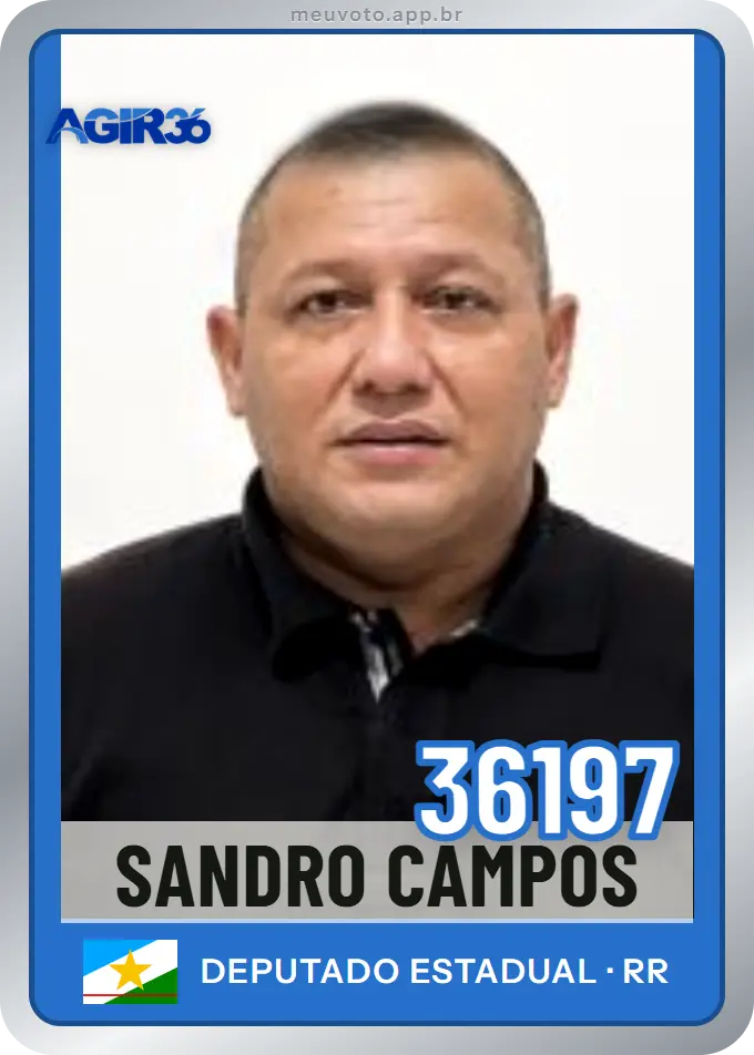 Carta de Sandro Campos, número 36197, Agir