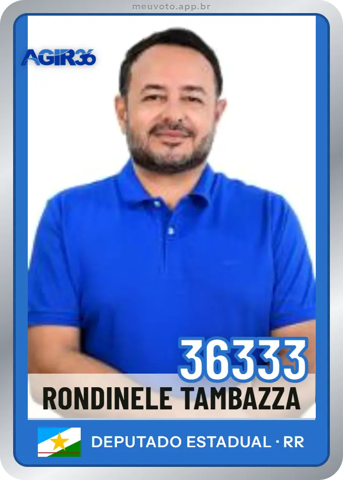 Carta de Rondinele Tambazza, número 36333, Agir
